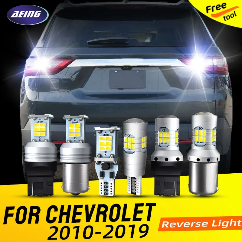 2 Luces LED de Reversa para Auto, Sin Error, para Chevrolet Traverse, Caprice, Cruze, J300, Sonic, Spark 2012, 2013, 2017, 2018, 2019