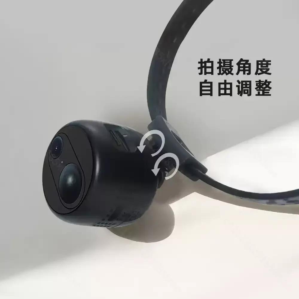 WiFi Pet POV Collar Camera for Cats Dogs, Harness Mount Recorder, Real Time Live Stream Pet Monitoring Camera