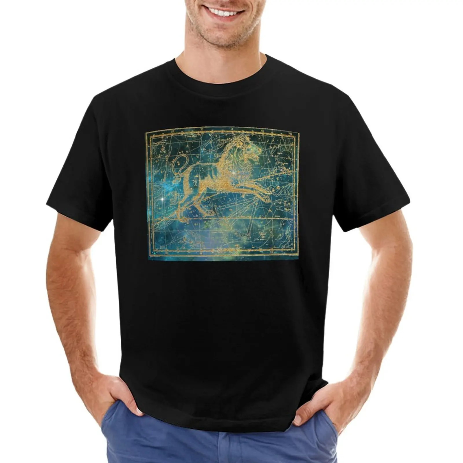 

Vintage Celestial Map of Leo Astrology Sign T-Shirt Aesthetic clothing anime clothes mens graphic t-shirts