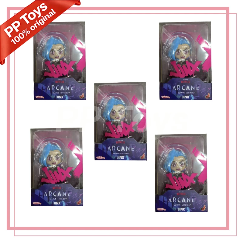 

In Stock Original League of Legends Jinx Vi Q Version Figure Anime Figure