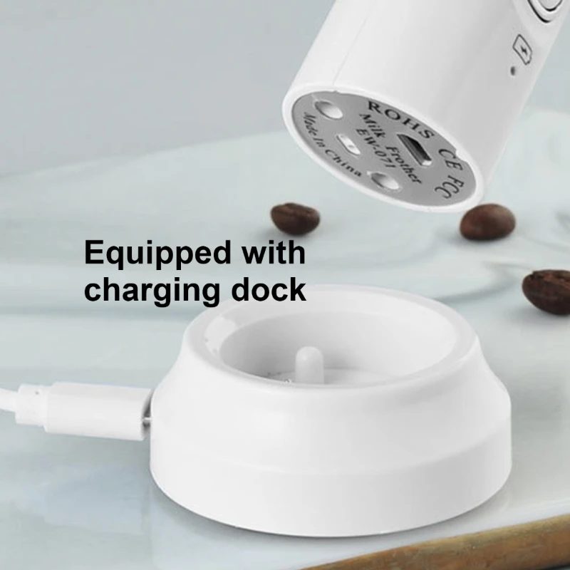 เครื่องตีฟองนมแบบมือถือสำหรับกาแฟเครื่องดื่มผสมเครื่องดื่มไฟฟ้า 3 ความเร็ว