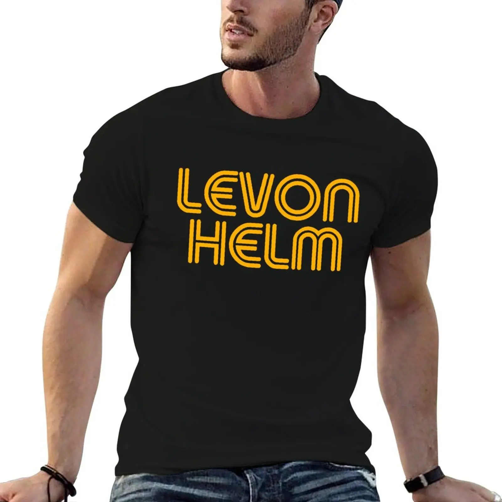 

Levon Helm music T-Shirt man t shirts for men casual graphic t shirts for man T-Shirt
