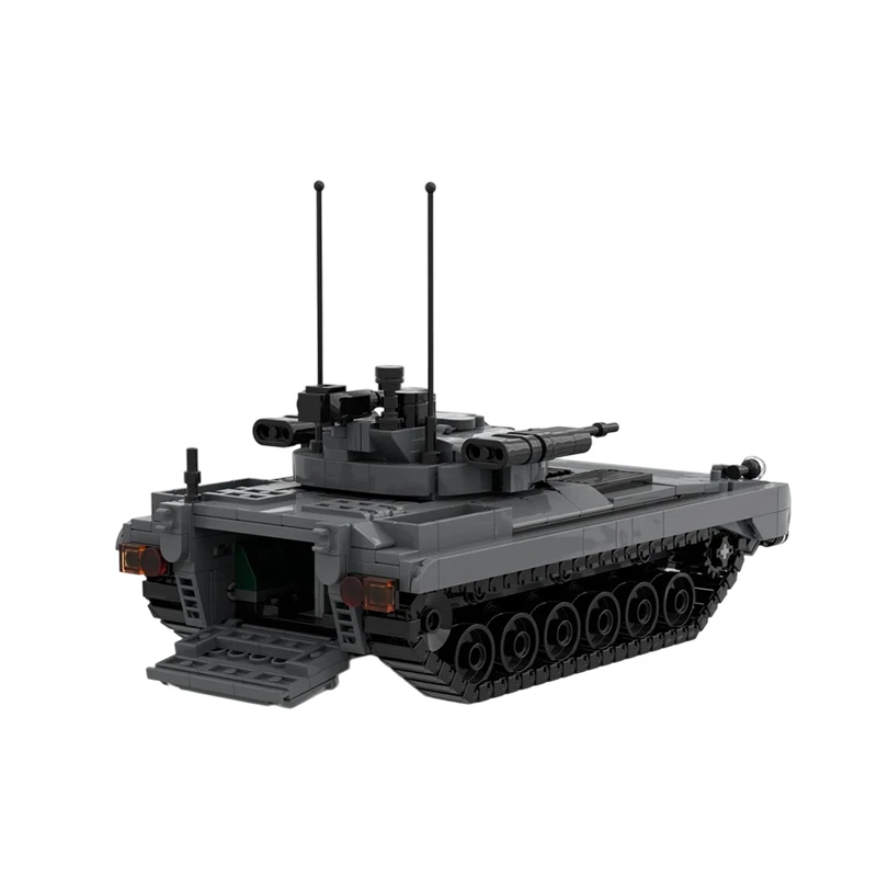 864PCS MOC-224781 Serie di Guerra Militare BMP2 / BMP-2 (Mod 2 Variante) Building Block Modello Set di Mattoni Creativo PER BAMBINI Regali Di Natale