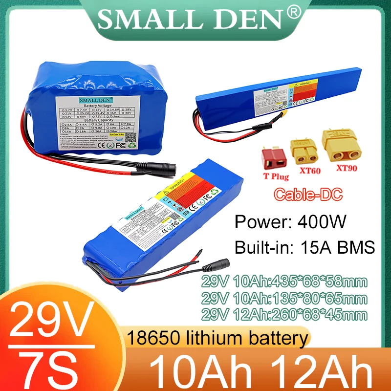 24v battery lithium 7S3P 7S4P 18650 10Ah 12Ah Li-ion Battery Packfor wheelchairs power Li-ion Replacement Battery
