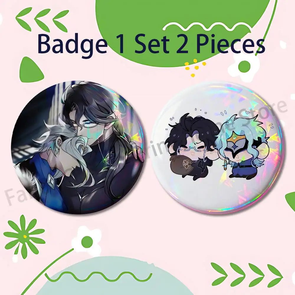D-Dottore Pantalone Dottolone Pins 58mm Cute Cartoon Badge Handmade Brooches for Backpack Accessories - view 6