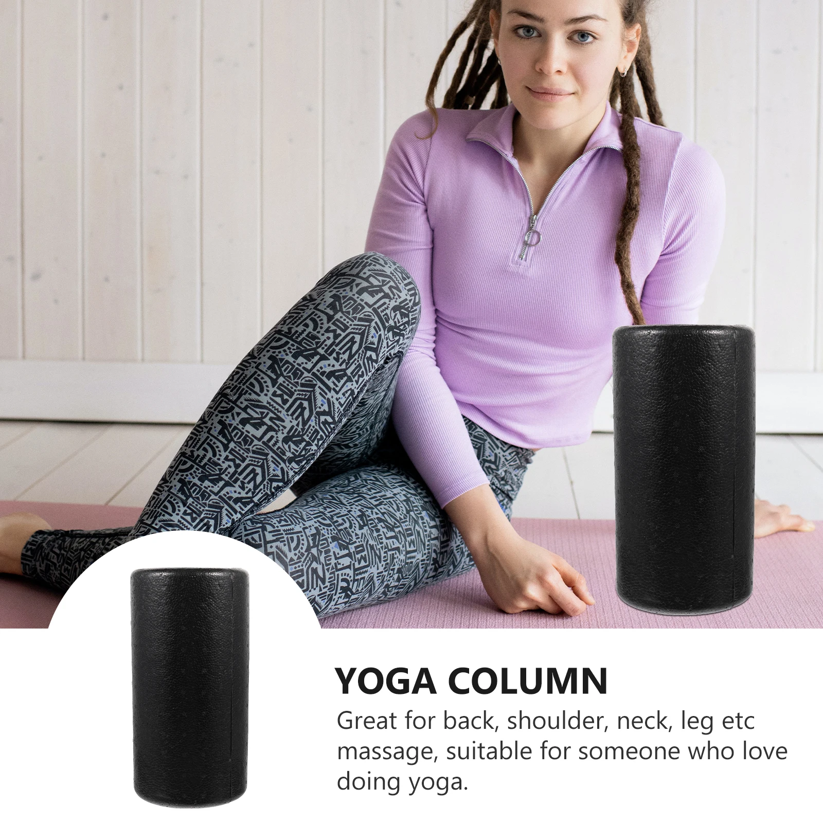 

Yoga Column Massage Stick Roller Back Acupoint Body Leg Accessories