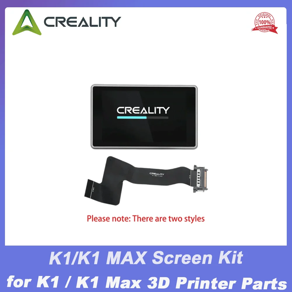 

Creality K1/K1 Max 4.3 Inch Touch Screen Display 480×400 Official Screen Replacement Kit for 3D Printer Parts