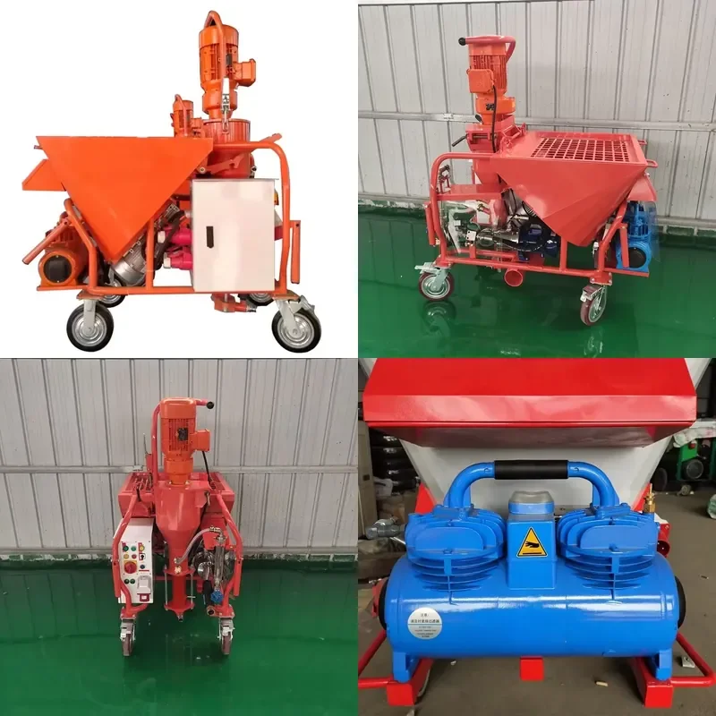 for 2025 New Fully Automatic High Pressure Cement Mortar and Gypsum Sprayer 1 Year Warranty 110V 220V 380V