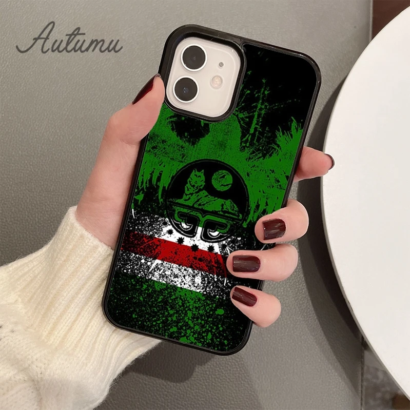 Chechnya National Flag Phone Case for iPhone 15 16 SE2020 11 12 13 14 Pro Max mini 6 7 8 Plus Cover coque Fundas Shell