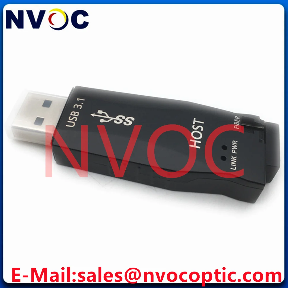 USB301 Fiber Extender,4Port USB3.0/2.0/1.1 To Mini Hub Fiber Optic Extender Converter With SM Single LC Mode Simplex Connector