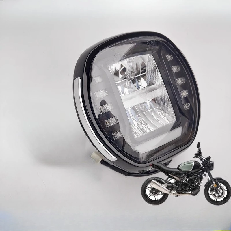 For LONCIN VOGE Motorcycle Accessories LX300-6C LX200-19 300AC 200AC Retro Front Headlights Left and Right Turn Signals