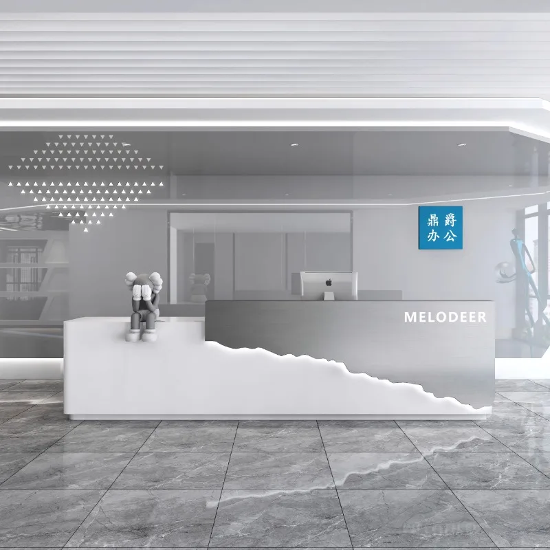 

Современная компания Стойка регистрации Касса Магазин Маленькая барная стойка из нержавеющей стали Кафедра Подиум Стенд Стойка регистрации