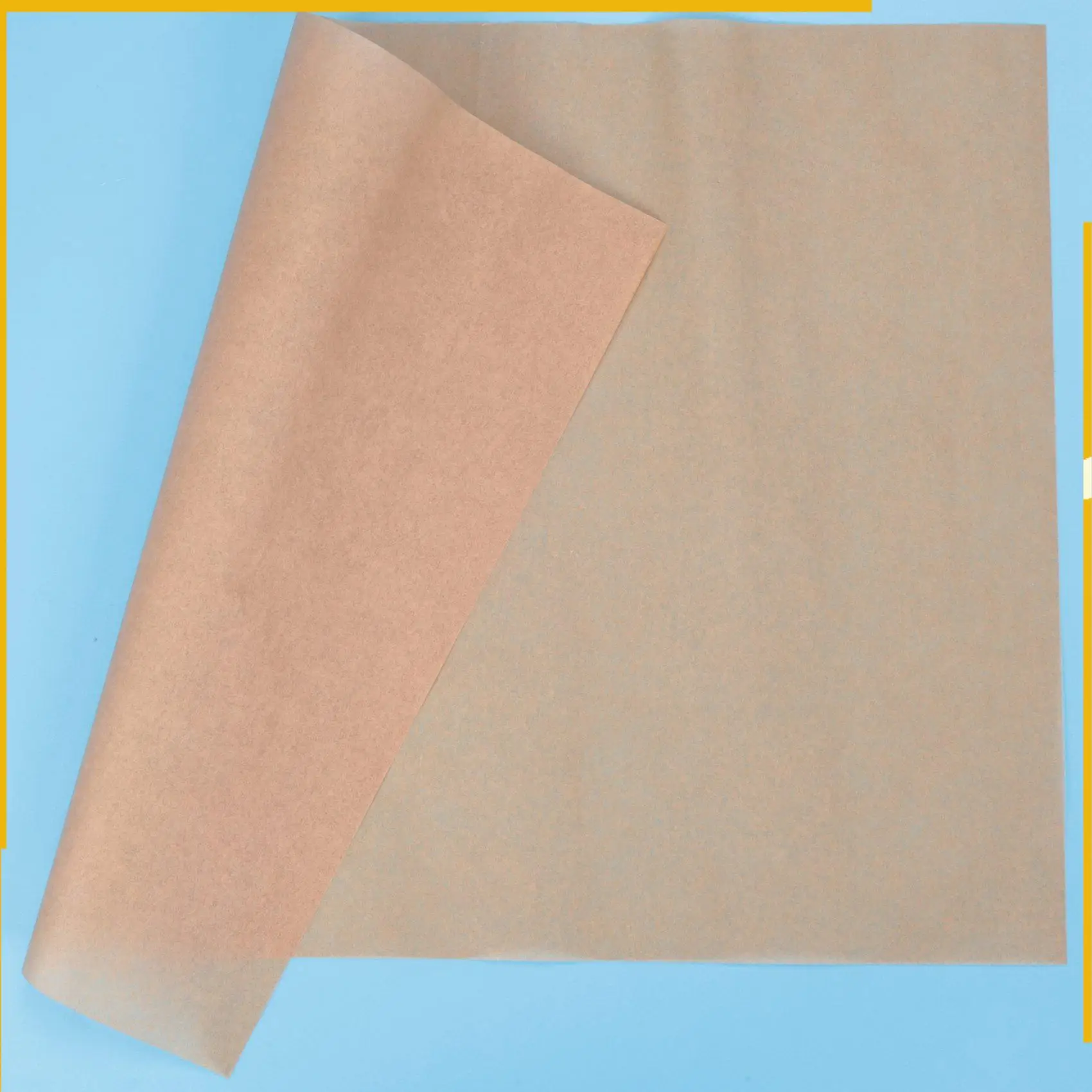 

A92P 100Pcs Unbleached Parchment Paper, Precut Baking Liners Sheets Paper,12 X 16 Inch, Non-Stick, Water Proof, Oil Proof, Heat