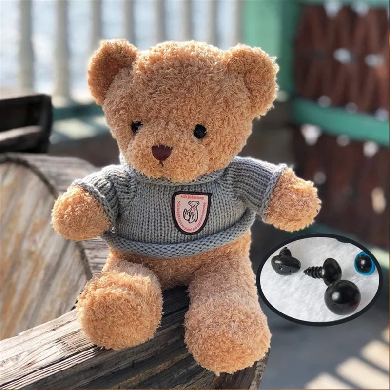 ODIES-1040Pcs 6-14 مللي متر عيون السلامة البلاستيكية لتقوم بها بنفسك مزيج حجم الكروشيه الحيوان العين لملحقات العين والأنوف مجموعة #5