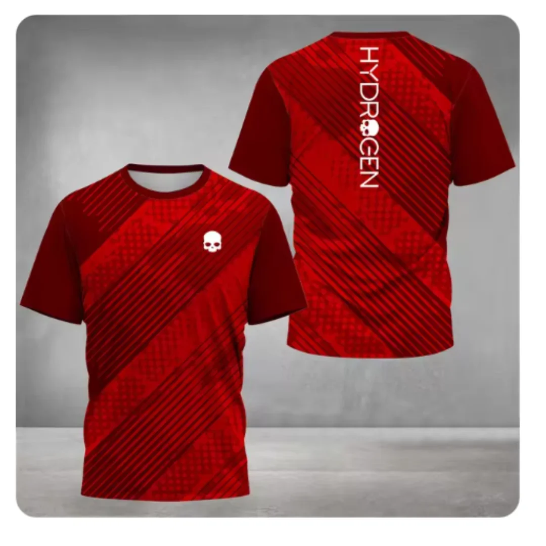 Men's Quick Dry Sports T-Shirt Breathable Sneakers Badminton Running Sports Clothes Summer New Casual Loose Short Sleeve T Shirt
