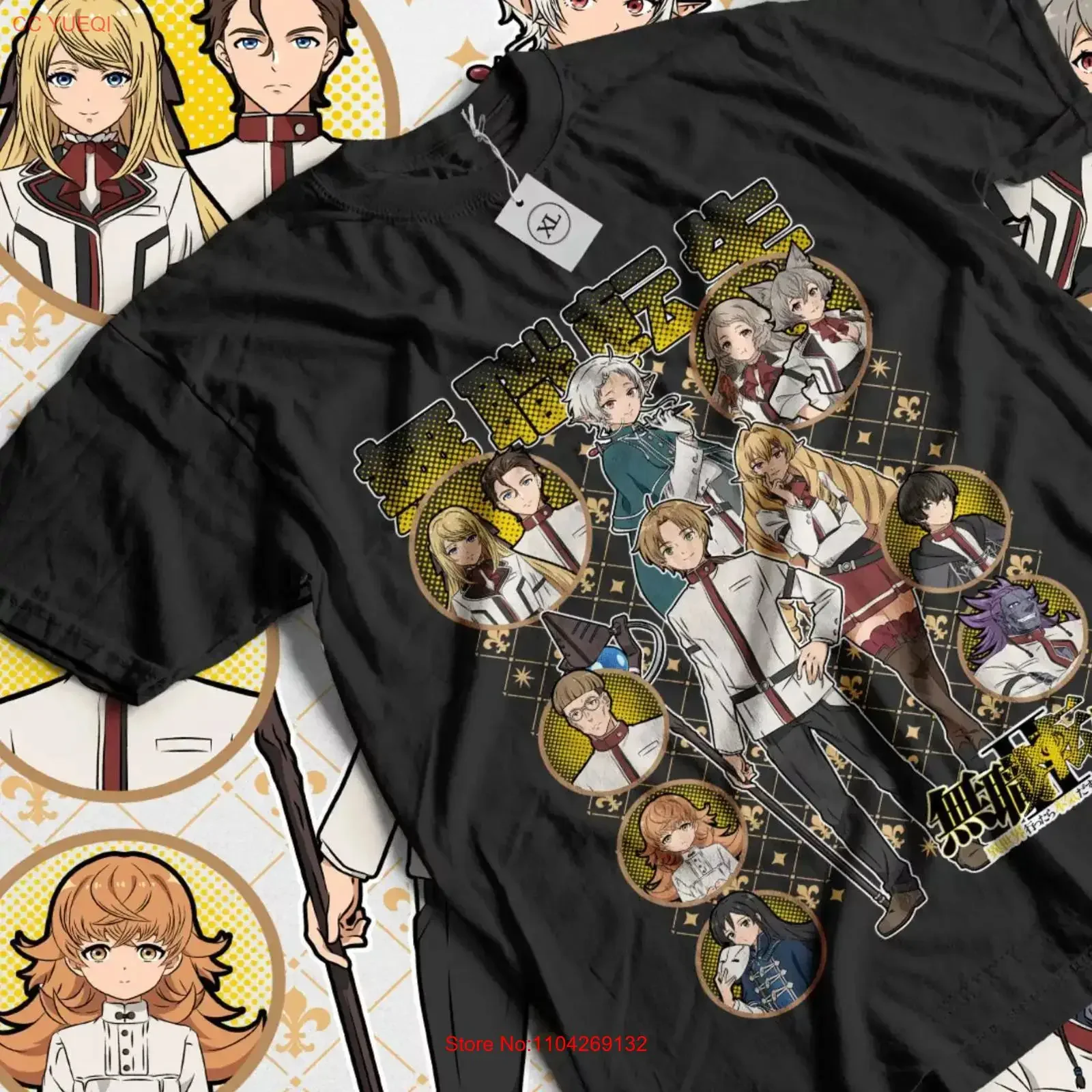 Mushoku Tensei T Shirt Migurida Jobless Reincarnation Anime gifT XS 5XL vintage Washed Top For Everyday Wear Slightly Unisex