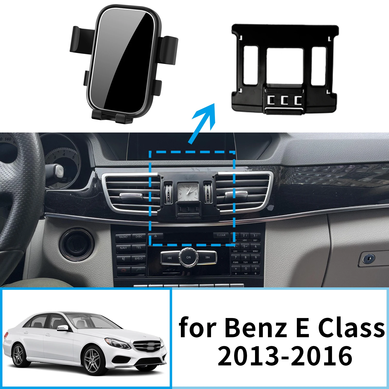 

Автомобильный держатель для мобильного телефона, GPS-кронштейн для Mercedes Benz E Class W212 2013 2014 2015 2016, навигационная подставка, автоаксессуары