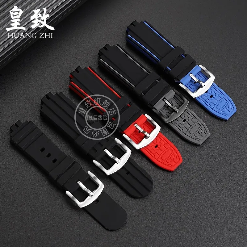 For Casio modified GBD-200UU/SM series cat man Bracelet Waterproof soft Rubber silicone watch strap Steel buckle Men‘s Watchband