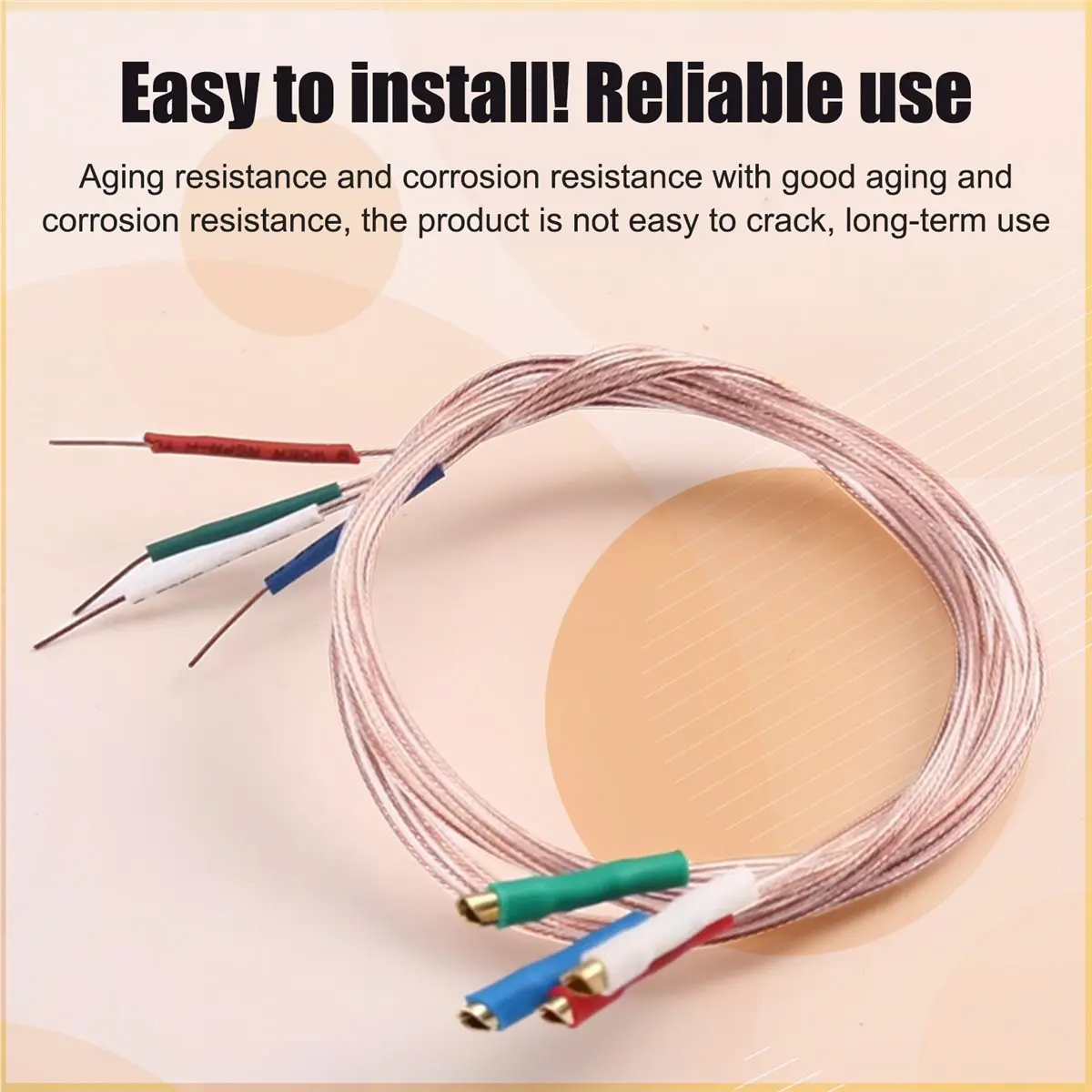 

2026 New Tonearm Wire Set 30AWG PERFECT CRYSTAL OCC (PCOCC)1.2 Terminal