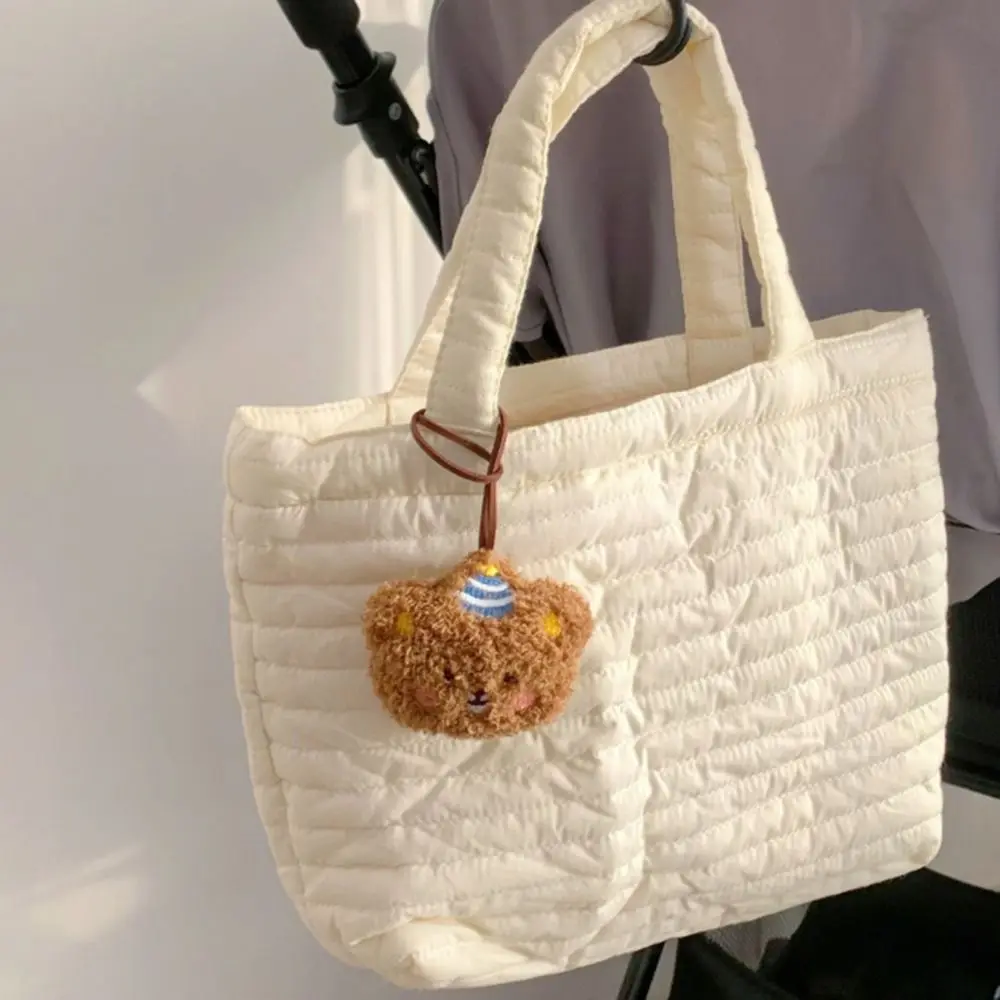 الإبداعية الدب الدمى قلادة الكرتون مع اسم ملصق حقيبة قلادة حقيبة الظهر مفتاح سلسلة حقيبة الديكور #5