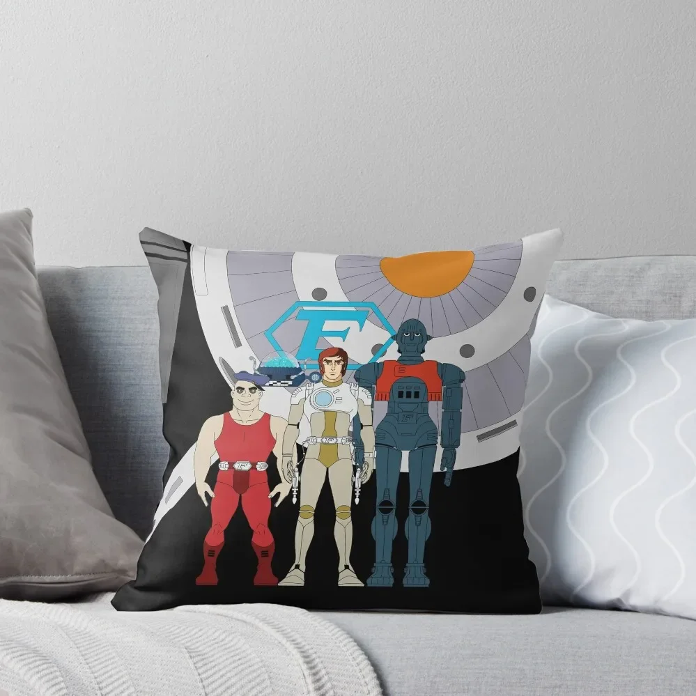 

Captain Future Crew (Comet version) Throw Pillow Cushions Cover Ornamental Pillow