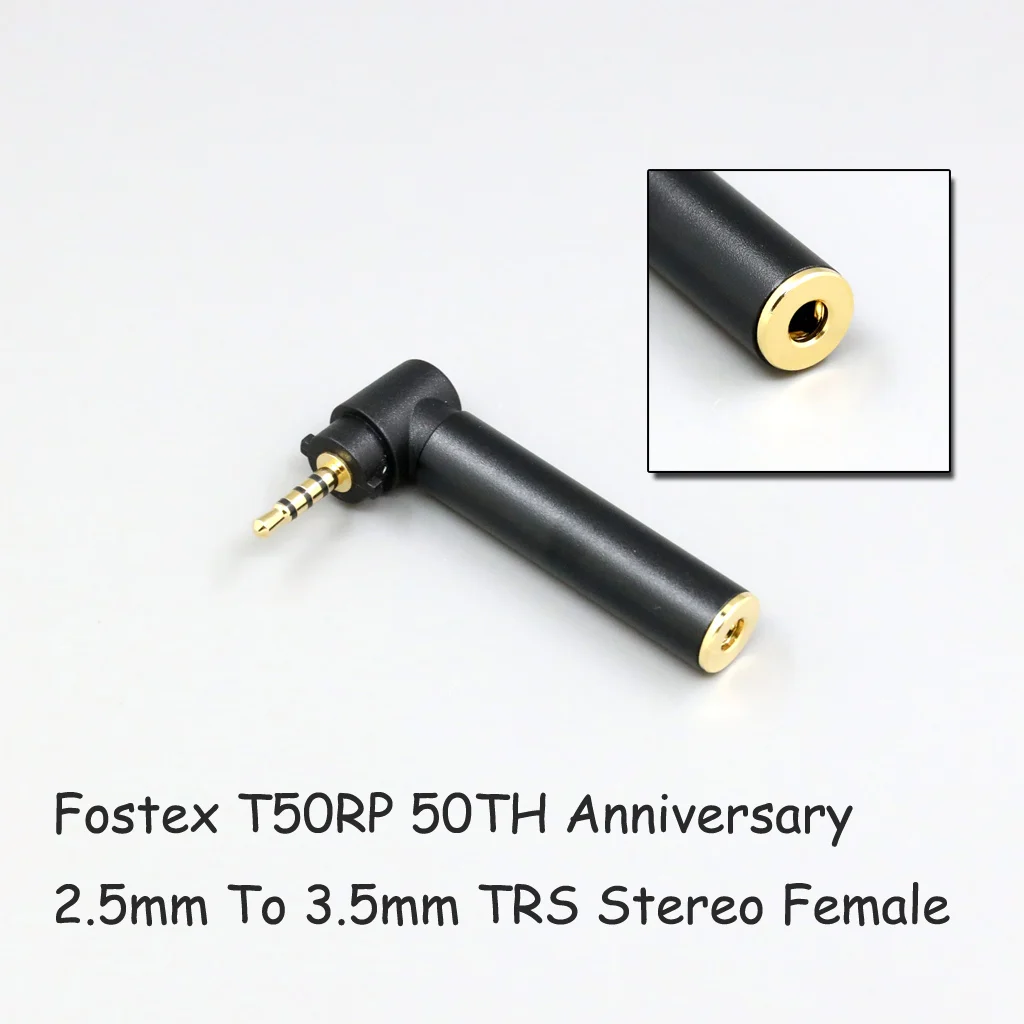 Headphone Converter 3.5mm 2.5mm Male To Female Jack Adapter For Fostex T50RP 50TH Anniversary RP Stereo Earphone LN009078