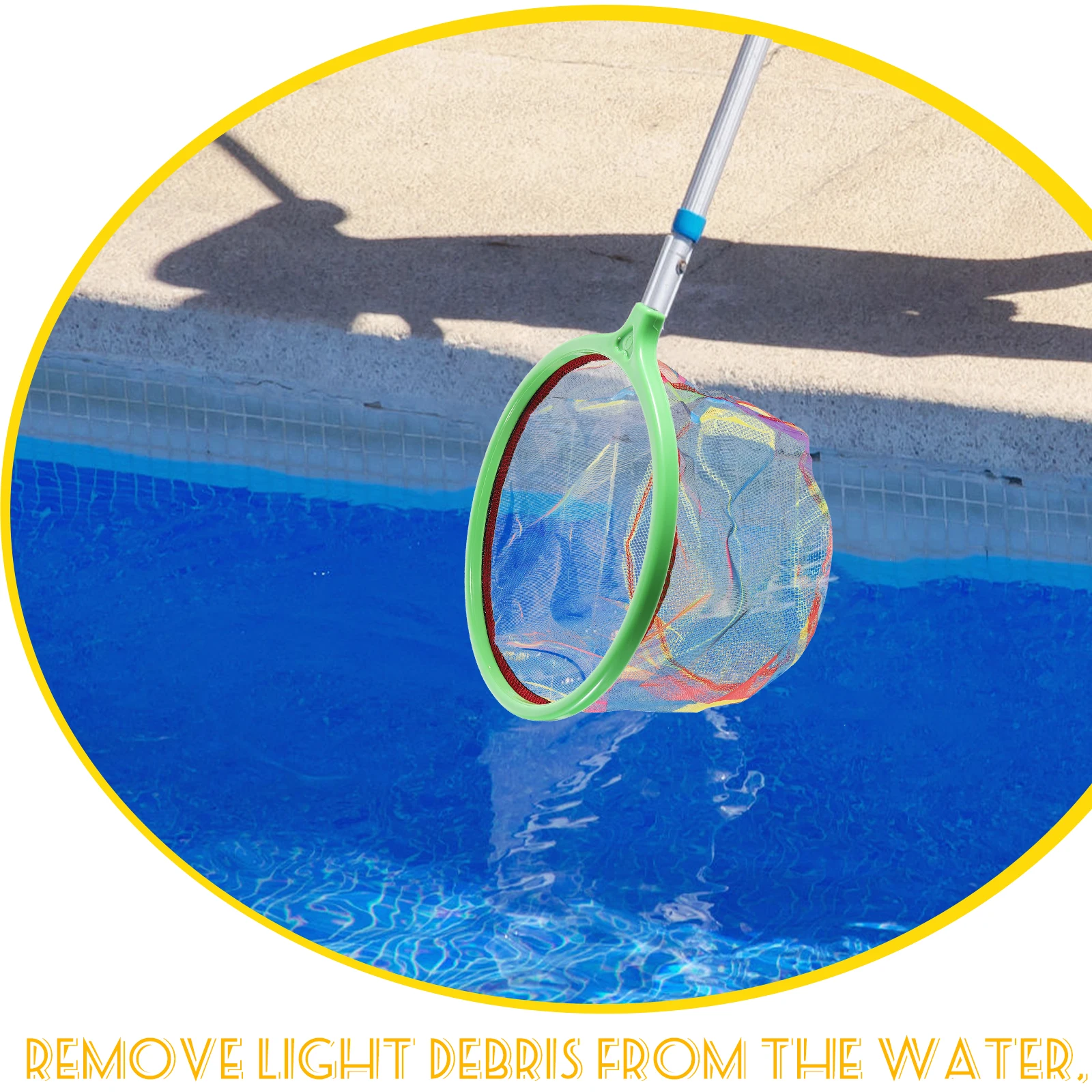 

1pc Rainbow Tank Cleaner Fishing Mesh Fishing Net Aquarium Accessory Fish Net Fish Tank Filter