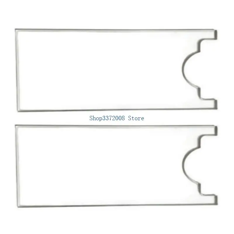  2Pcs Advanced Resistant Spacers Wall Protectors Safety Guards Easy Mount