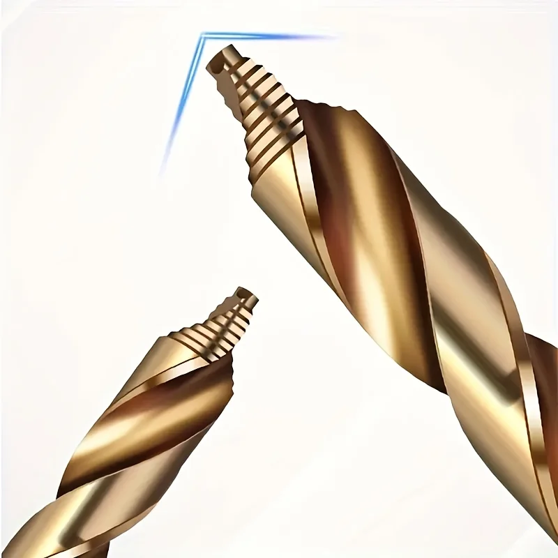 

19Pcs M35 Cobalt Step Twist Drill Bit Set 1-10mm High Speed Steel Metal Drilling Bits for Stainless Steel Iron Hole Drilling