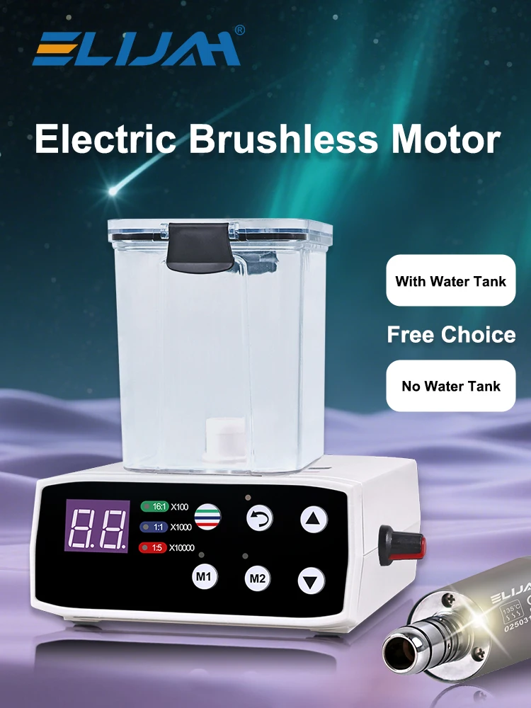 Tandheelkundige Borstelloze Elektrische Micromotor Draagbare Elektrische Micro Motor Match Met 1:5 1:1 16:1 Glasvezel Handstuk Tandarts Gereedschap - afbeelding 2