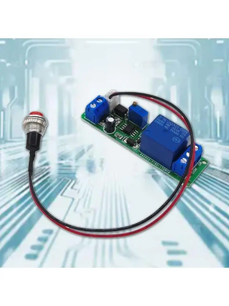 

652F модуль реле таймера с двойным напряжением, регулируемая задержка управления для промышленной автоматизации, дома