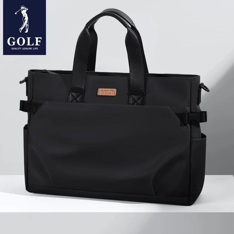 

GOLF2024 New Briefcase for Men Large Capacity Business Canvas Portable File Bag Office Leisure Computer Bag