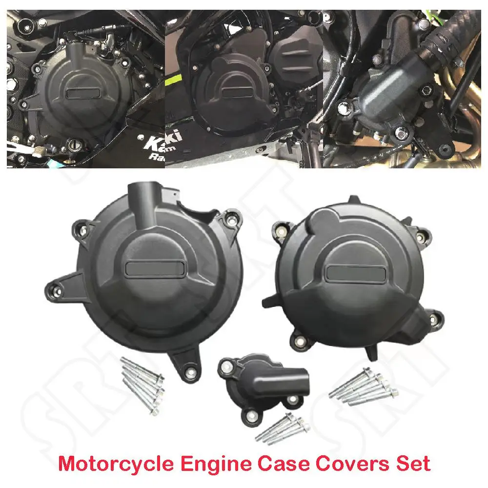 

Fits for Kawasaki Ninja 400 EX400 NINJA400 ABS 2019 2020 2021 2022 2023 Motorcycle Engine Cover Set Stator Case Protection Guard