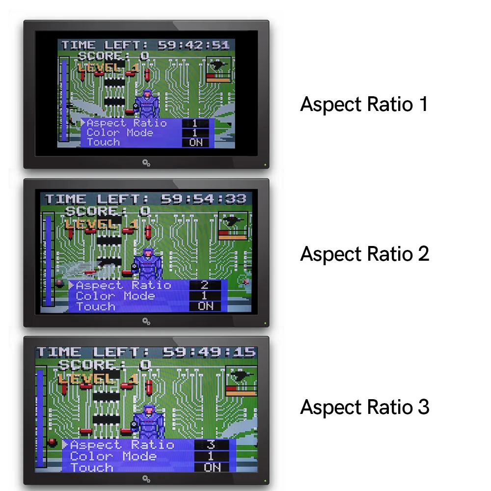 Hispeedido لـ ATARI LYNX I 640x480 3.5 "IPS LCD ريترو بكسل HD شاشة HDMI-متوافق مع وحدة تحكم ألعاب ATARI LYNX I