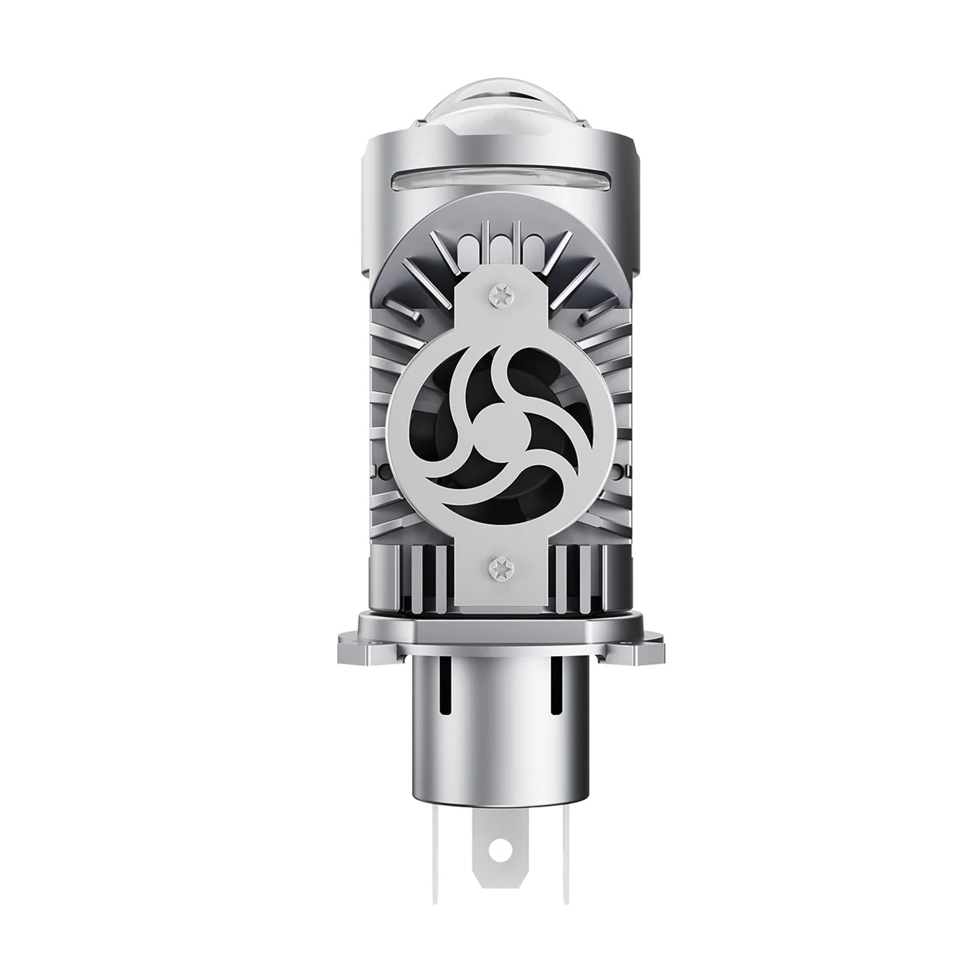 

9003 HB2 H4 Hi Lo Beam LED Projector Lens 12V 90W 6000K Flat Tangent LHD Replacement Bulbs