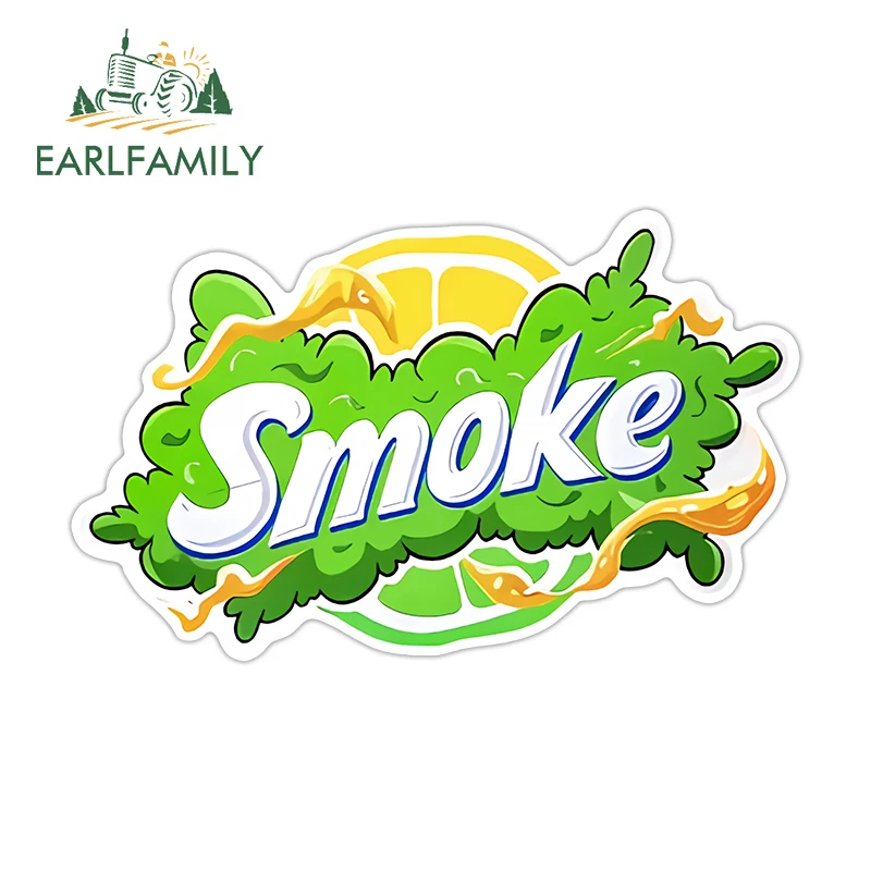 EARLFAMILY Summer Smoke Autoaufkleber und Abziehbilder, interessante Anime-Computer-Kühleraufkleber, 3D, geeignet für Wohnmobil-Zubehör