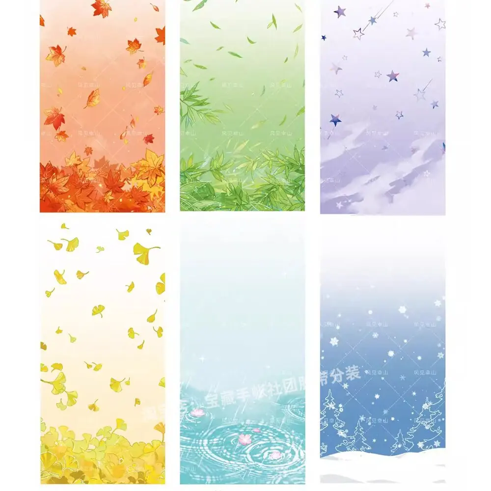 

pet washi tape B168 four seasons story spring summer autumn scrapbook decoration diy sticker