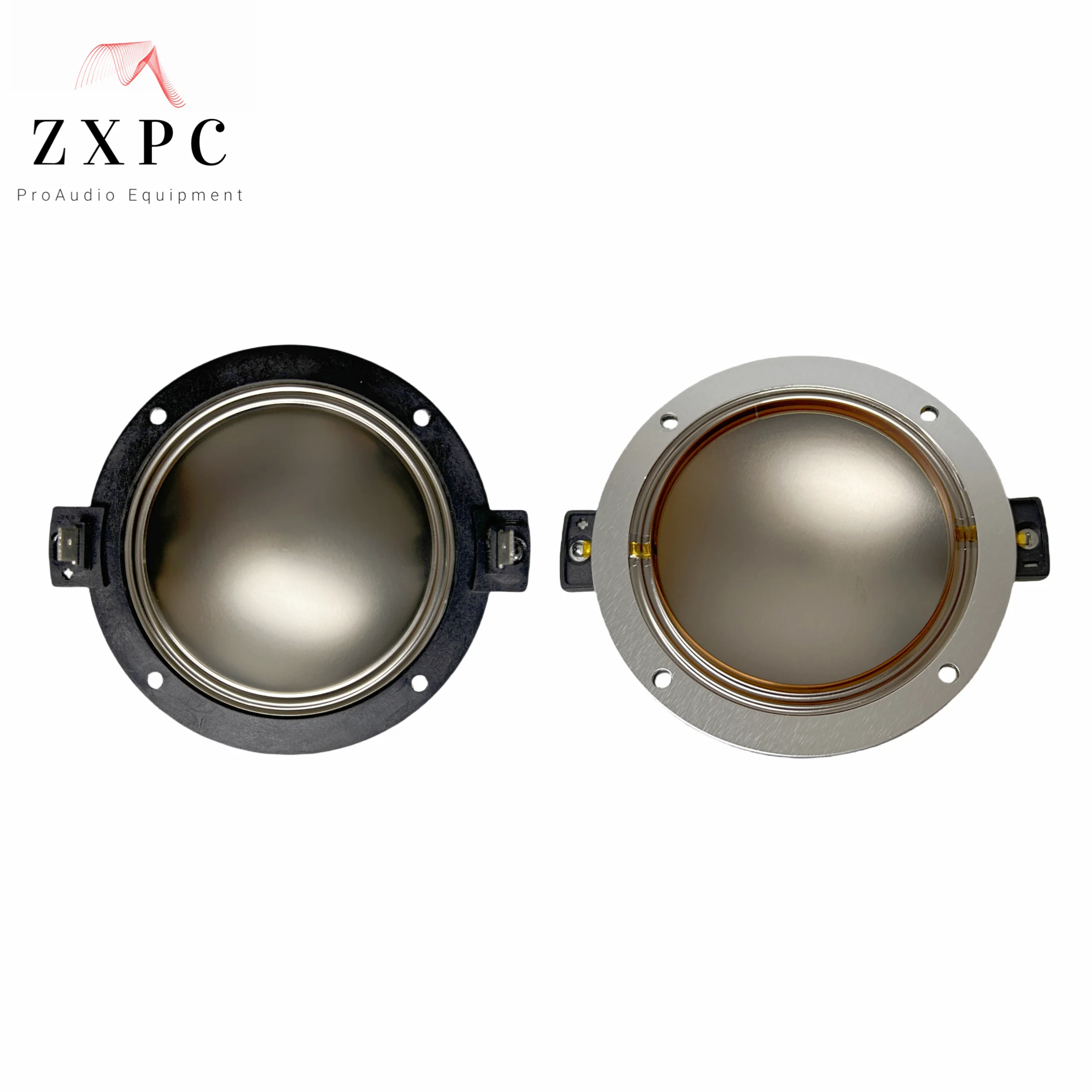 2 PCS Replacement M47 Diaphragm for ND640, CD640, ND650, ND651 Driver All Titanium 8Ω 63.7mm Professional Driver Diaphragm