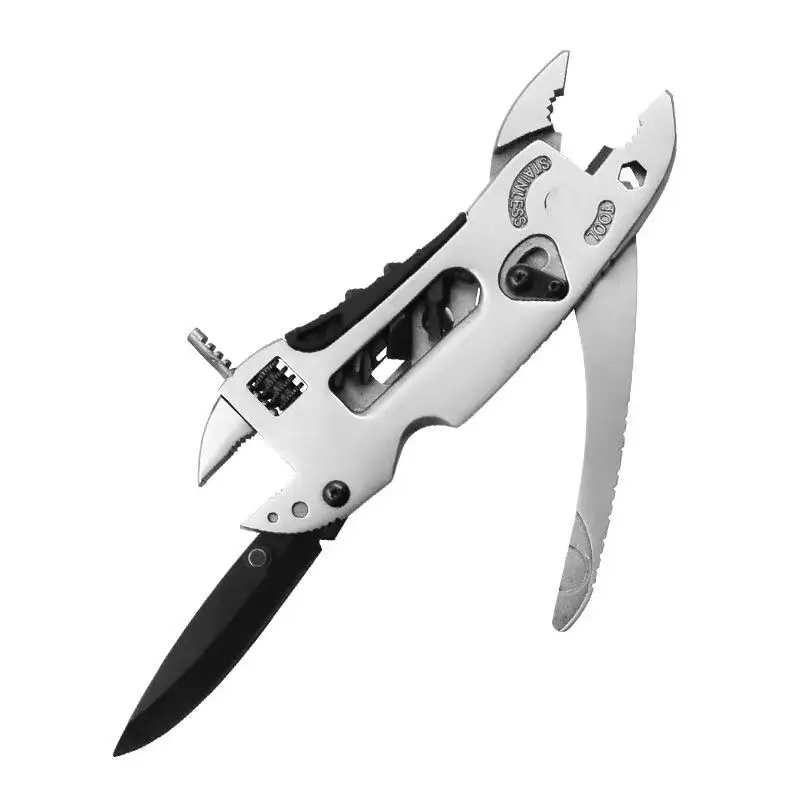 

Складной складной гаечный ключ, инструмент, отвертка, открытый кемпинг, аварийный карманный инструмент для выживания, пильный зажим/зажим, плоскогубцы