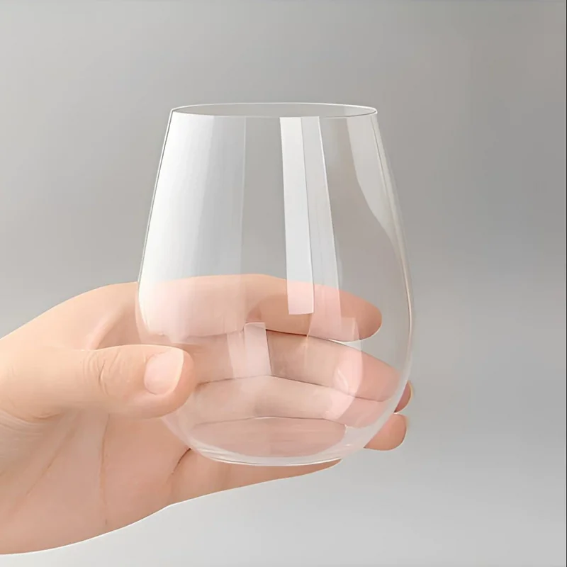 

2PCS Crystal Glass Cup Banquet Party Wine Glass Handmade Extremely Thin Masterly Craft Perfect Flawless Classics Goble