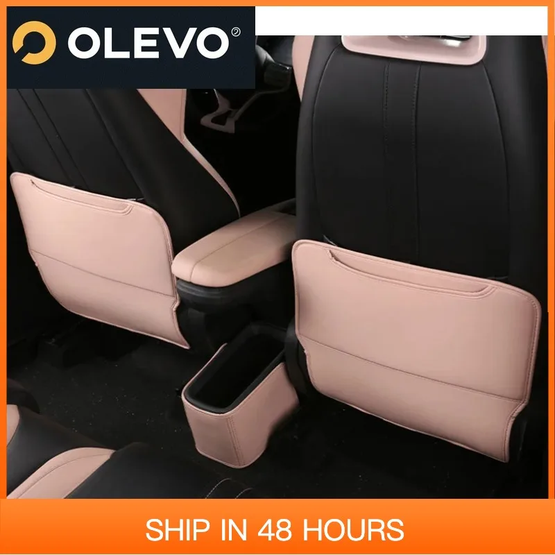 

Новый для BYD Seargull Dolphin mini 2024, автомобильный коврик из искусственной кожи, противоударный коврик, автомобильные противоударные коврики, защита спинки сиденья, аксессуары