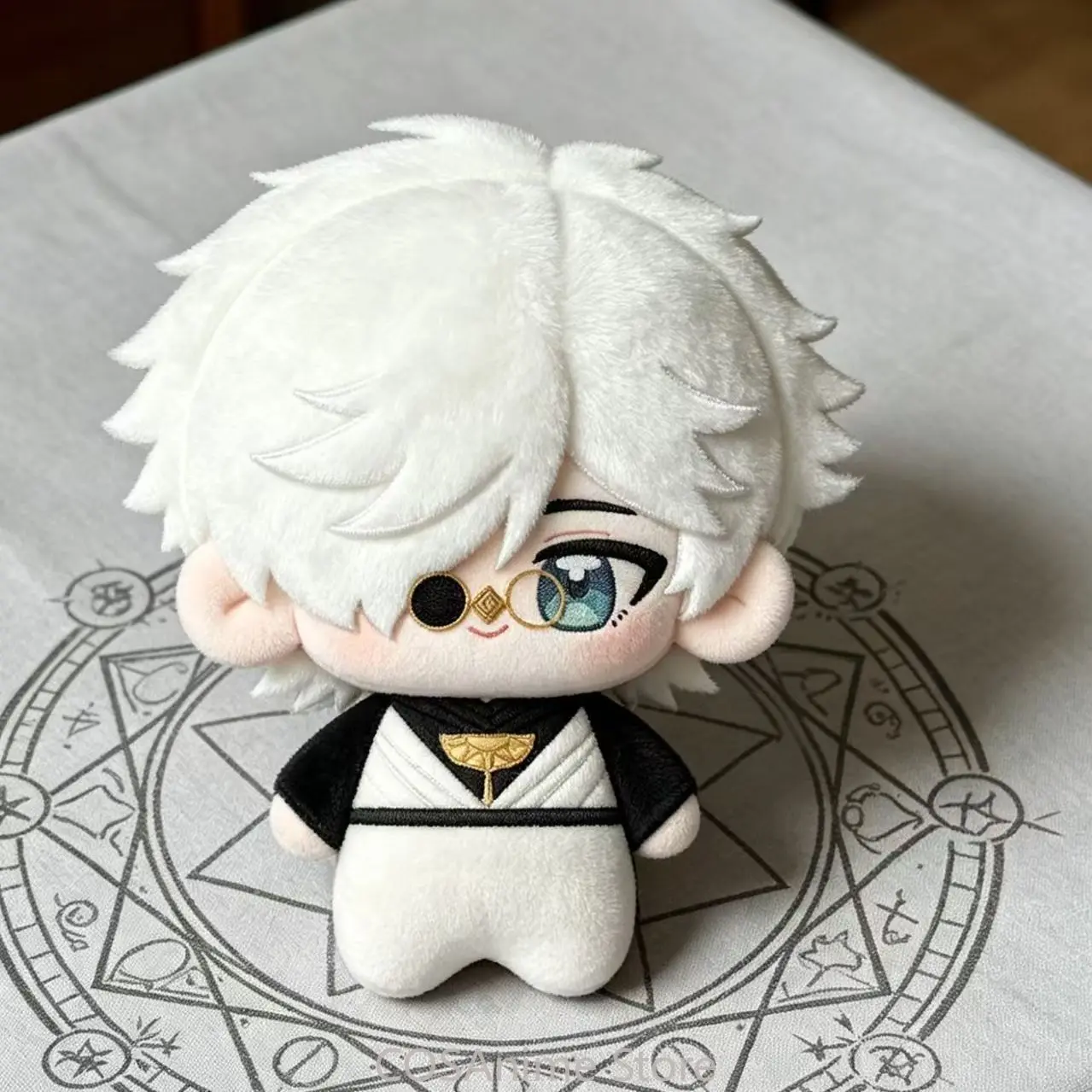 

Witch Hat Atelier‌ Qifrey 10cm Anime Cute Figure Model Plushie Printed Body Puppet Bag Plush Pendant Cartoon Keychain Xmas Gift