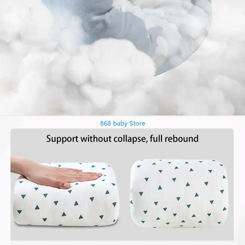 29EE Bantal Makan Botol Katun Cetak Bantal Lengan Menyusui Bayi