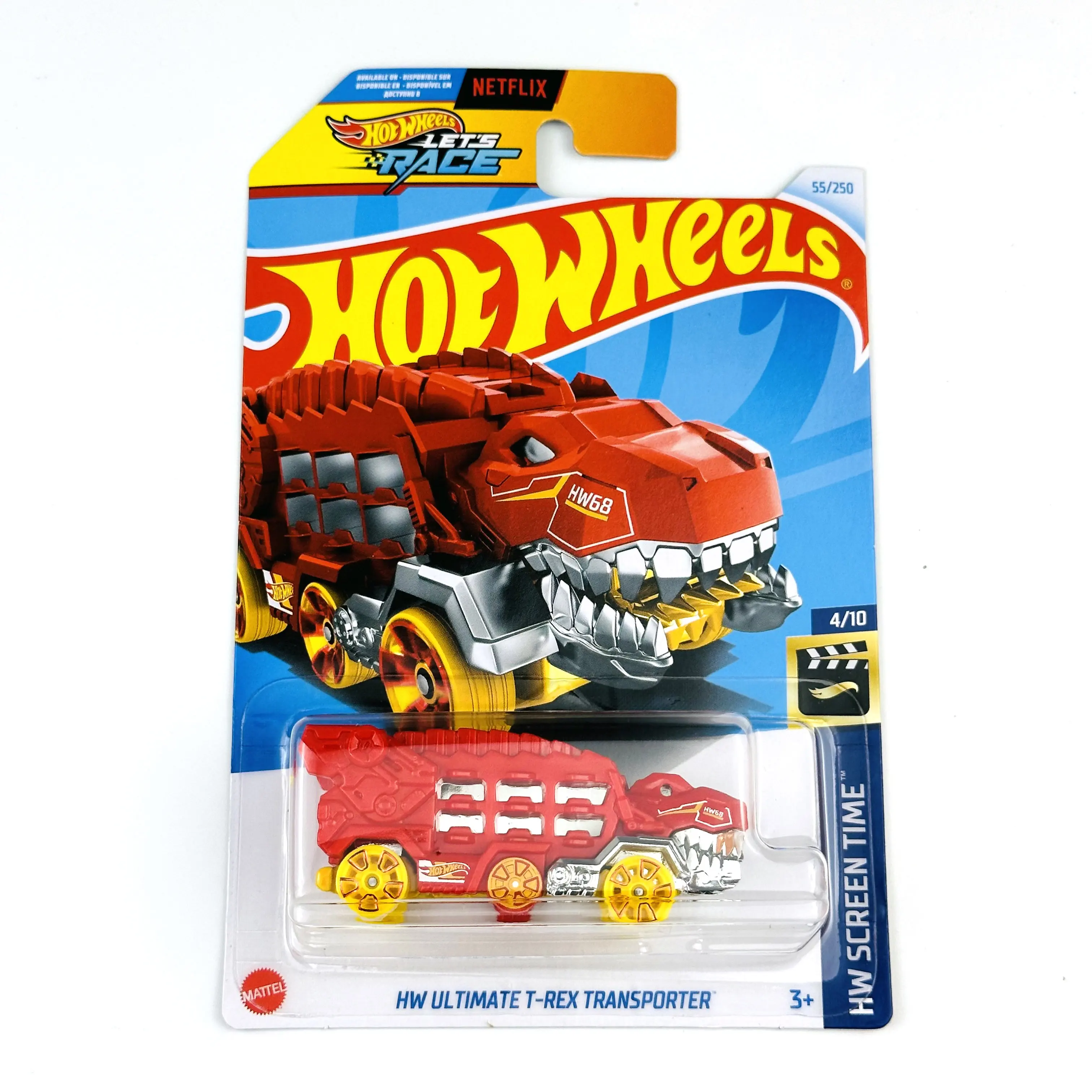 2024-55 Hot Wheels Cars HW ULTIMATE T-REX TRANSPORTER  1/64 Metal Die-cast Model Collection Toy Vehicles