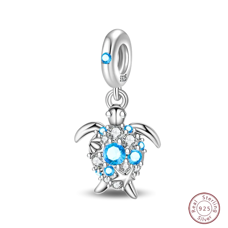 

100% стерлингового серебра 925 пробы, блестящие циркониевые бусины в виде океанской черепахи, 3 мм, сделай сам, праздничные изысканные ювелирные изделия, изготовление подарков