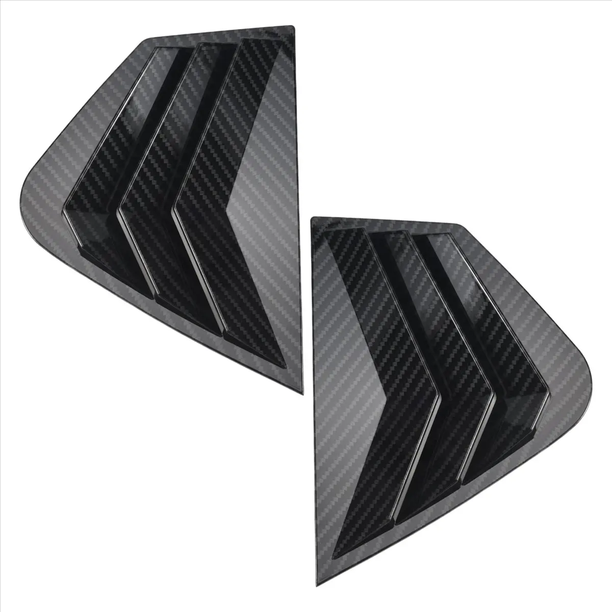 Mega Sale 2X Carbon Fiber Style Rear Side Window Quarter Louver Cover for Kia Optima K5 2011-2015