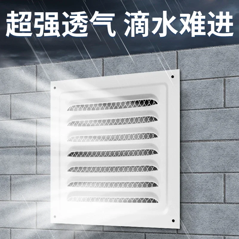 Stainless steel Air Vent Ventilator Grille Undereave Under eave Louvers Copper Ventilation rain proof heat dissipation filter