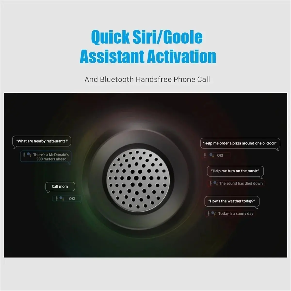 Bluetooth Receiver 5.1 Audio 3.5mm Wireless Adapter for Hands-Free Car Amplifier Speaker Headphone Bluetooth Receiver