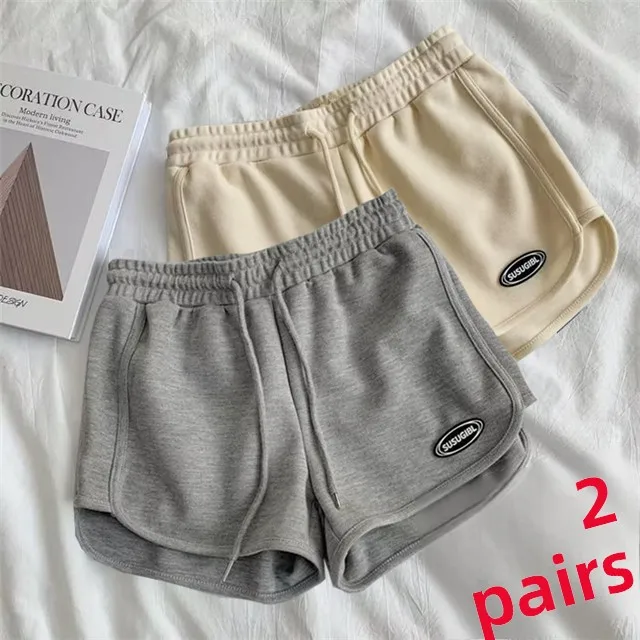 Men's Casual Short Shorts Summer Thin Beach Loose Pants Three-Quarter Length Straight Leg Straight Tube Youth Vitality Style