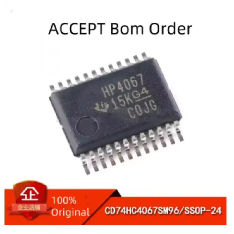 10PCS CD74HC14M96 CD74HC4017M96 CD74HC4067SM96 CD74HC4067M96  SOP CMOS Logic Inverter Counter Analog Multiplexer IC
